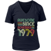 Image of VnSupertramp Vintage November 40th Birthday 1979 Women V-Neck Shirt Plus Size XL-4XL Mom Wife Gift