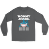 Image of Official VnSupertramp Mommy Shark Gildan Long Sleeve Shirt Doo Doo Doo Apparel