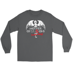 VnSupertramp Mother of Dragons (er, Sons - Same Thing) Funny Long Sleeve T-Shirt Plus Size XL-4XL For Mom Birthday Gift