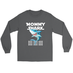 Official VnSupertramp Mommy Shark Gildan Long Sleeve Shirt Doo Doo Doo Apparel