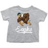 Image of VnSupertramp Eagle Playing Football Toddler Shirt For Philadelphia Eagles Fans