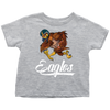 Image of VnSupertramp Eagle Playing Football Toddler Shirt For Philadelphia Eagles Fans