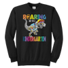 Image of VnSupertramp Roaring Kindergarten Dinosaur Youth Sweatshirt Back to School Gift