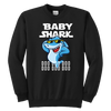 Image of Official VnSupertramp Baby Shark Youth Crewneck Sweatshirt Doo Doo Doo Apparel