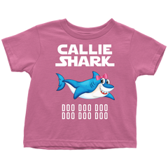 Official VnSupetramp Baby Shark Toddler T-Shirt Personalized Name Birthday Gift  - CALLIE |Baby Shark #10 - 09667319065402