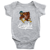 Image of VnSupertramp Eagle Playing Football Baby Bodysuit For Philadelphia Eagles Fans