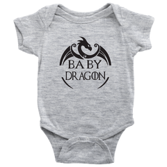 VnSupertramp Baby Dragon Onesie Baby Bodysuit For Boys Girls Dragon Fans Gift Family Matching Tees - D3