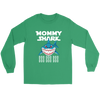 Image of Official VnSupertramp Mommy Shark Gildan Long Sleeve Shirt Doo Doo Doo Apparel