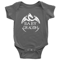 VnSupertramp Baby Dragon Onesie Baby Bodysuit For Boys Girls Dragon Fans Gift Family Matching Tees - D1