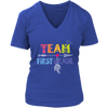 Image of Team First Grade Women V-Neck Shirt Plus Size XL-4XL Back To School Official VnSupertramp Apparel