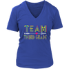 Image of Team Third Grade Women V-Neck Shirt Plus Size XL-4XL Back To School Official VnSupertramp Apparel