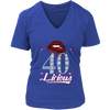 Image of VnSupertramp Forty Licious 40th Birthday Sexy Clips Women V-Neck Shirt Plus Size XL-4XL Mother's Day Mom Gift 1979 - D2