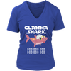 Image of Official VnSupertramp Glamma Shark Women V-Neck T-Shirt Doo Doo Plus Size XL-4XL