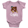 Image of VnSupertramp Eagle Playing Football Baby Bodysuit For Philadelphia Eagles Fans