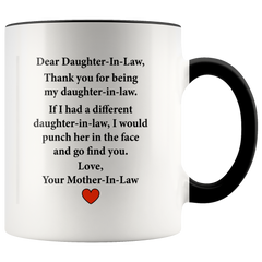 [TL] Siuwud Dear Daughter-In-Law.Love, Your Mother-In-Law - Mug - Daughter-In-Law Gift - Daughter-In-Law Mug (Black2)