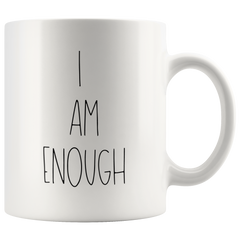 [TL] I AM Enough - White Ceramic Mug