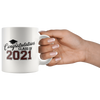 Image of [TL] Congratulations Class of 2021 Mug-Graduation 2021 Mug, Senior 2021 Mug, Graduation Mug, Grad Gift for Men and Women, Class of 2021 Mug 11 oz White