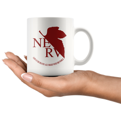 [TL] Nerv Logo Neon Genesis Manga Evangelion Rei Gendo Best 11 Ounce Ceramic Coffee Mug