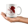 Image of [TL] Nerv Logo Neon Genesis Manga Evangelion Rei Gendo Best 11 Ounce Ceramic Coffee Mug