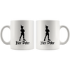 Image of [TL] His Tinkerbell and Her Peter Pan Mug Gift Coffee Cup Disney (Set of 2) Tink Couple Love Gifts