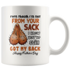 Image of [TL] Even Though I'm Not From Your Sack Mug, Step Dad Mug, Funny Father’s Day Mug, Gifts For Step Dad, Unique Fathers Day Gifts From Son, Daughter, Wife Kids, Coffee Mug For Step Dad, Birthday Gift