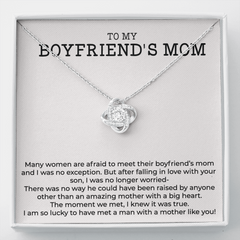 Gift for Boyfriend's Mom, Boyfriend's Mom Gift, to My Boyfriends Mom Gift, for Boyfriends Mom 1 Customize Necklace