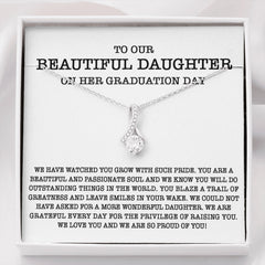 Graduation Gift for Her 2021 Graduation Necklace for Daughter from Parent College and High School 1074b Standard Box