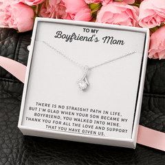 Gift to My Boyfriend's Mom Necklace with Gift Box 148