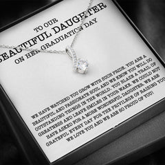 Graduation Gift for Her 2021 Graduation Necklace for Daughter from Parent College and High School 1074b Standard Box