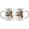 Image of [TL] Moo I'm A Goat Giraffe 11oz Ceramic Coffee Tea Mug