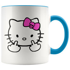 [TL] Hello Kitty Middle Finger Coffee Mug Fuck You