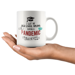 [TL] 2021 Graduation, High School Graduation Gift, Class of 2021 Grad, School Grad, Pandemic Grad Gift, Personalized Graduation Mug