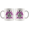 Image of [TL] 7rd Wedding Anniversary Gifts for Her Him Men Women - 7 Years in and I Haven't Killed Him Yet Coffee Mug - Funny 7th Wedding Anniversary Marriage Gift for Wife Husband - Wife Coffee Mug Tea Cup