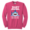 Image of Official VnSupertramp Baby Shark Youth Crewneck Sweatshirt Doo Doo Doo Apparel