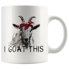 [TL] YouNique Designs I Goat This Mug, 11 Ounces, Goat Mug for Goat Lovers, Crazy Goat Lady Cup