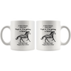 Image of [TL] Funny Horse Mug For Women A Wise Woman Once Said Coffee Mug Horses Mom Mothers Day Mug For Her White 11 Oz