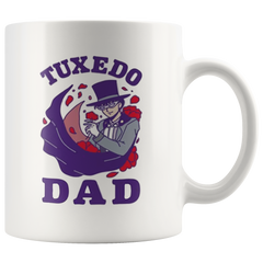 [TL] Funny Tuxedo Dad Coffee MugGift For 90's Dads Who Love Tuxedo MaskFathers Day GiftTuxedo Mask From Sailor Moon Ceramic Coffee Mug 11oz 15oz Birthday Inspirational Gifts for Women Men Mom 11oz