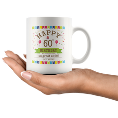 [TL] 60th Birthday Gifts for Women - 1961 Birthday Gifts for Women, 60 Years Old Birthday Gifts Coffee Mug for Mom, Wife, Friend, Sister, Her, Colleague, Coworker - 11oz