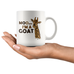 [TL] Moo I'm A Goat Giraffe 11oz Ceramic Coffee Tea Mug