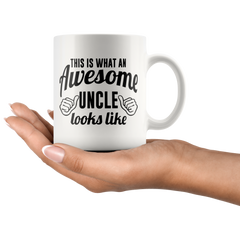 [TL] This Is What An Awesome Uncle Looks Like Mug 11oz Ceramic Coffee Mug by Cotton Cult