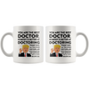 Image of [TL] Andaz Press 11oz. Funny President Trump Coffee Mug Gift, Best Doctor, Doctoring, 1-Pack, Includes Gift Box, Birthday Christmas Novelty Ideas for MAGA Republican Democrats