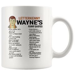 [TL] NovemberGlory I Wanna Grow Old with You Letterkenny Wayne's Funny Quotes Canadian Movie tv Sitcom Daryl Squirrelly Dan Jonesy Mugs Coffee or Tea