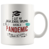 Image of [TL] 2021 Graduation, High School Graduation Gift, Class of 2021 Grad, School Grad, Pandemic Grad Gift, Personalized Graduation Mug