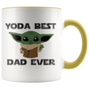 Image of [TL] Yoda Best Dad Ever Mug - Yoda Best Dad Coffee Mug for Fathers Day - Yoda Dad Coffee Cup - Yoda Best Dad Gift for Dad- Gift For Dad