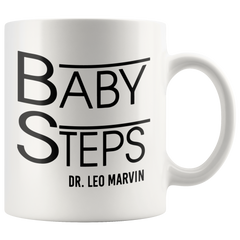 [TL] What About Bob? Baby Steps Coffee Mug, Funny, Cup, Tea, Gift For Christmas, Father's day, Mother's day, Grandpa, Papa, Dad, Grandfather, Xmas