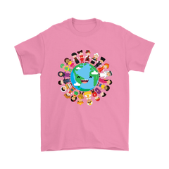 VnSupertramp Children Around The World Men T-Shirt Plus Size XL-5XL Happy Earth Day Tee April 22nd 2019