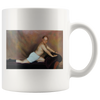 Image of [TL] George Pose - By: Trinkets & Novelty - Tv Show Seinfeld Merchandise 11-oz Elaine Dance Little Jerry Kramer George Hennigans Human Fund Quote Coffee Tea Mug Cup Perfect Gift for Seinfeld Fan