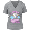 Image of VnSupertramp I Suck At Fantasy Football Women V-Neck Shirt Plus Size XL-4XL