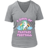 Image of VnSupertramp I Suck At Fantasy Football Women V-Neck Shirt Plus Size XL-4XL