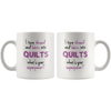 Image of [TL] Gift for quilters, I turn fabric and thread into quilts what's your superpower, quilting mug